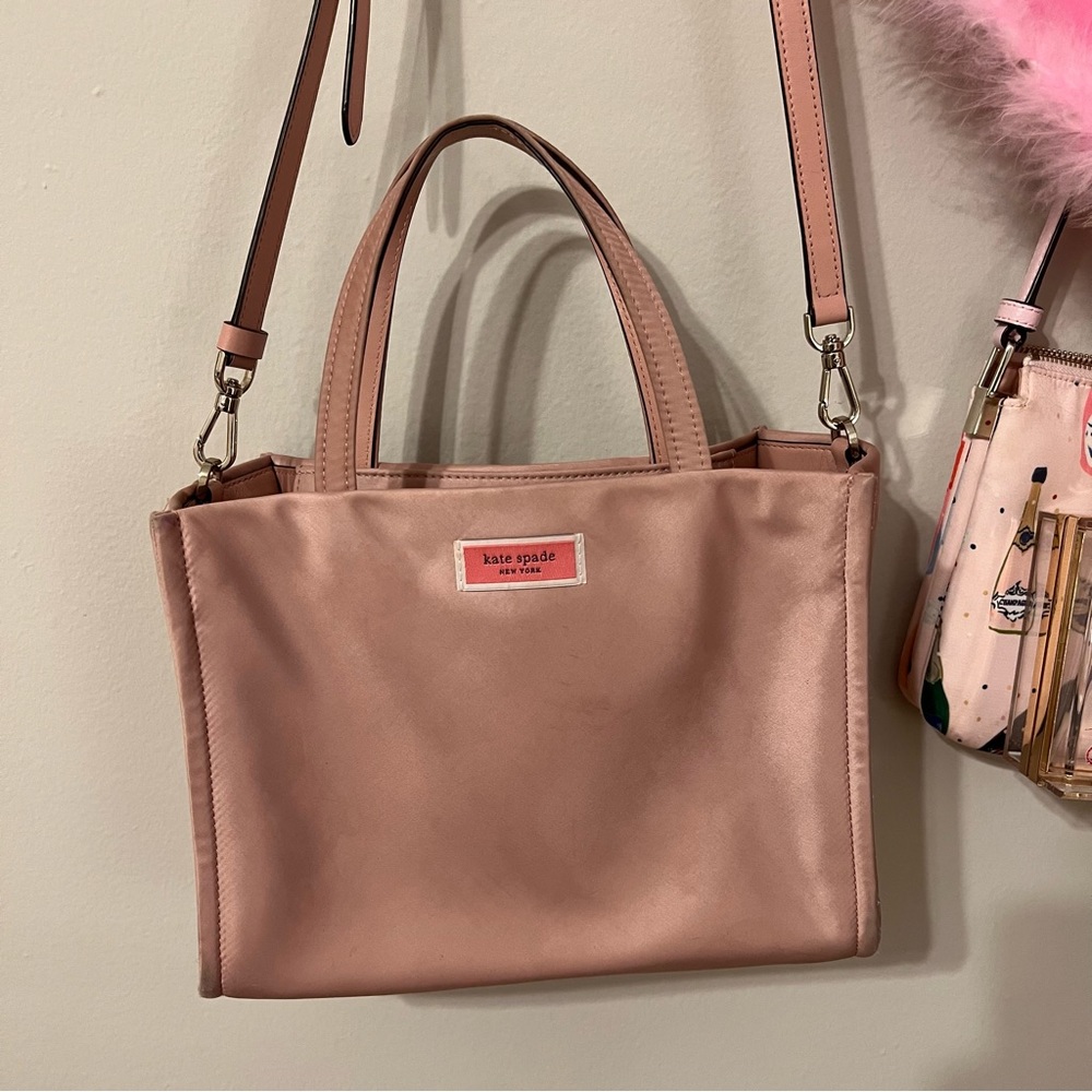Pink Kate Spade Nylon Purse/crossbody